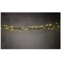 Trendline LED-Lichterkette Cluster Außen 24 m warmweiß-schwarz