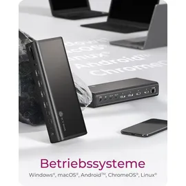 Icy Box IB-DK7401-CU31 USB-C Power Delivery,
