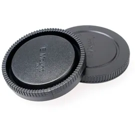 JJC Set mit Gehäusedeckel und Objektivrückdeckel Sony E-Mount