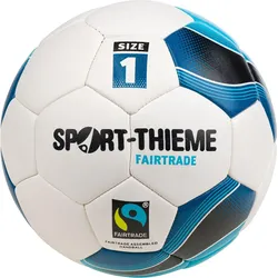 Handball Fairtrade Größe 1 Handball Unisex Weiß-Blau ultraweiß 1 PAAR