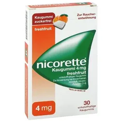 Nicorette 4 mg freshfruit Kaugummi