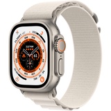 Apple Watch Ultra GPS+Cellular 49 mm Titaniumgehäuse, Alpine Loop polarstern L