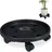 Relaxdays Pflanzenroller rund 2er Set Ø 35,5 cm schwarz