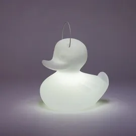 Smart and Green DUCK-DUCK S weiß by Goodnight Light Akku-LED Lampe