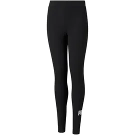 Puma Essentials Logo Leggings Kinder black 176