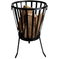 Esschert Design Feuerkorb Ø 35 x 57 cm schwarz