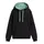 bonprix Hoodie mit Stehkragen, Oversize Passform, aus Baumwolle grün|schwarz XXL (52/54)