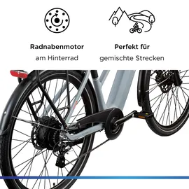 Zündapp Z810 2023 28 Zoll RH 155 cm Damen grau