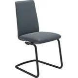 Stressless® Polsterstuhl Laurel, Low Back, Größe M, mit Beinen aus Stahl in Schwarz matt blau