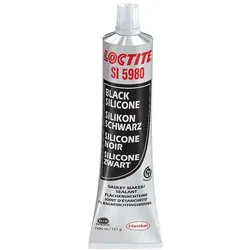 Universal-Flächendichtung flexibel (Silikon) LOCTITE SI 5980 [schwarz] 100ml Tube