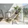 Beliani Avellino Gartenliege 200 x 54 x 70 cm Braun/Grau