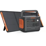 Jackery Powerstation 1000 v2 mit 200W Solarpanel, 1070Wh LiFePO4 Solargenerator, 1500W AC/100W USB-C Ausgang,1 Std. Schnellladung für Camping, Wohnmobil, Notfall