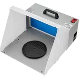 Wiltec - Airbrush Absauganlage 4 m3/min, nur 47 dB, zur Absaugung von Farbe Farbnebel Sprühnebel, Filter erweiterbar,hochwertige Lackierkabine für