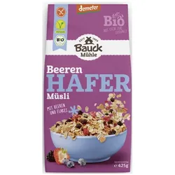 Bauckhof Bio Hafer Müsli Beeren glutenfrei 425G