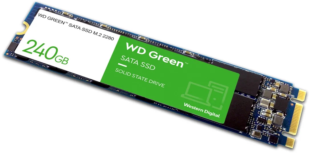 WD Green SSD 240GB M.2 2280 SATA 6Gb/s - internes Solid-State-Module