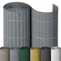 Noor Sichtschutzmatte PVC 1 x 3 m silber