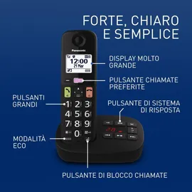 Panasonic KX-TGU130EXB schwarz