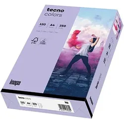 tecno Kopierpapier colors violett DIN A4 120 g/qm 250 Blatt