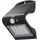 Unitec LED Solar-Wandleuchte Aluminium 7,9 cm mit Bewegungsmelder schwarz