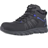 Wica Schnürstiefel MATHI Schwarz, Blau, S3 SRC Gr. 38