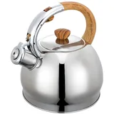 2 Liter Flötenkessel Whistling Kettle Induktion Teekanne Wasserkanne Wasserkessel Edelstahl