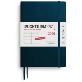 Leuchtturm1917 Wochenkalender Medium A5 Deep Sea 2026