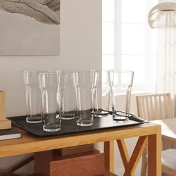 Gläser 6er-Set, 475 ml, robust und stapelbar