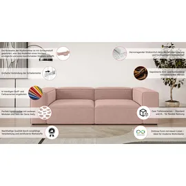 OTTO home Big-Sofa OTTO HOME "XL HAILY Modularsofa extra tief, Sitztiefe 100 cm", braun, B:260cm H:72cm T:130cm, 100% Polyester, Sofas, Big-Sofa, als Modul oder separat verwendbar, für individuelle Zusammenstellung
