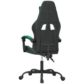 vidaXL Gaming-Stuhl Drehbar Schwarz und Grün PC