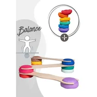 Stapelstein tiSsi® Balance Board Set inkl. 6er Set Rainbow