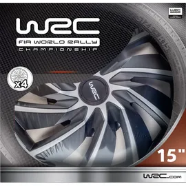 WRC 007598 15 Zoll 4 Stück Grau/Schwarz