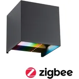 Paulmann Cybo LED Außenwandleuchte 5 W anthrazit 94847