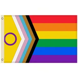 LGBTQ+ Flagge 150x90cm mit Ösen – 8 Varianten zur Auswahl