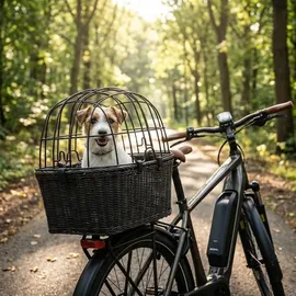 Basil Buddy Fahrradkorb schwarz
