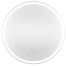 Costway LED-Badezimmerspiegel mit Beleuchtung, 60 cm runder beschlagfreier Badezimmerspiegel, (rund)
