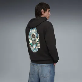 Puma Hoodie "Sunset Drive Hoodie Herren", Herren, Gr. L, schwarz, Obermaterial: 32% Polyester, 68% Baumwolle. Kapuzenfutter: 100% Baumwolle. Rippe: 4% Elasthan, 96% Baumwolle, normal, Sweatshirts Hoodie