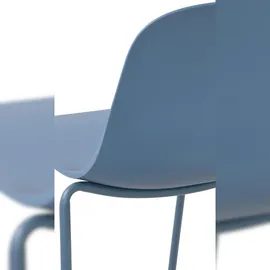 CLP Gartenstuhl Hardin 51 x 51 x 85 cm blau