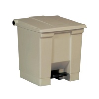 Rubbermaid Step-On container 30 liter, , Beige