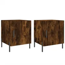 vidaXL Nachtschrank 2 Stk. 40 x 40 x 50 cm Braun