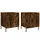 vidaXL Nachtschrank 2 Stk. 40 x 40 x 50 cm Braun