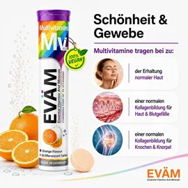 eväm Multivitamin Brausetabletten Orange 20 Stück