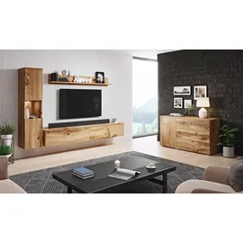 INOSIGN »PARIS«, (Komplett-Set, 3 St.), TV-Wand 220cm breite, grifflose Design, stehend und hängend montierbar