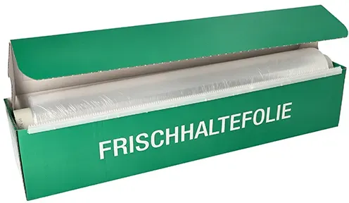 PAPSTAR Fora Frischhaltefolie 300 m x 44 cm in Faltschachtel 6 Stück