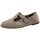 TAMARIS Damen Ballerina mit Strap Leder flach, beige, 37 EU - 37 EU