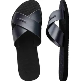 havaianas Aqua Metallic Damen Schwarz 35