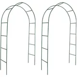 2x Garten Rosenbogen Torbogen Rankgitter Rosensäule CFW553234