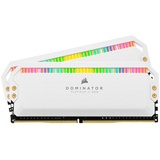 Corsair Dominator Platinum RGB White DIMM Kit 16GB, DDR4-3200, CL16-18-18-36 (CMT16GX4M2C3200C16W)