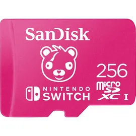 SanDisk Nintendo Switch microSDXC UHS-I U3 Class 10 256 GB Fortnite Edtition Cuddle Team