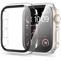 TECH-PROTECT Defense360 Hülle mit gehärtetem Glas Kompatibel mit Apple Watch 4 (40 mm) Transparent