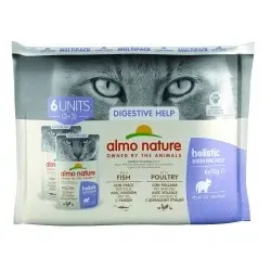 Almo nature Almo Holistic Digestive Help Multipack Fisch & Geflügel 6x70 g